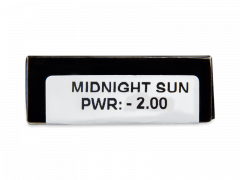 CRAZY LENS - Midnight Sun - dienas ar dioptriju (2 lēcas)