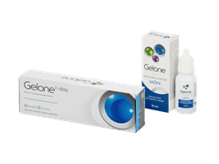 Gelone 1-day (30 lēcas) + Gelone Acu Pilieni 10 ml