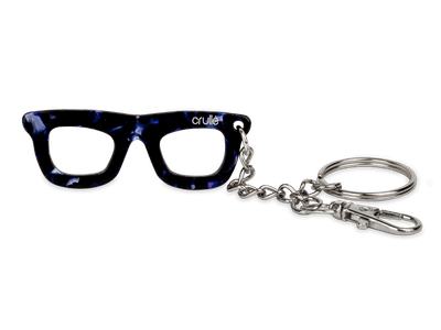 Crullé atslēgu piekariņš - violets