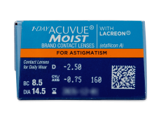 1 Day Acuvue Moist for Astigmatism (30 lēcas)
