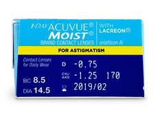 1 Day Acuvue Moist for Astigmatism (30 lēcas)